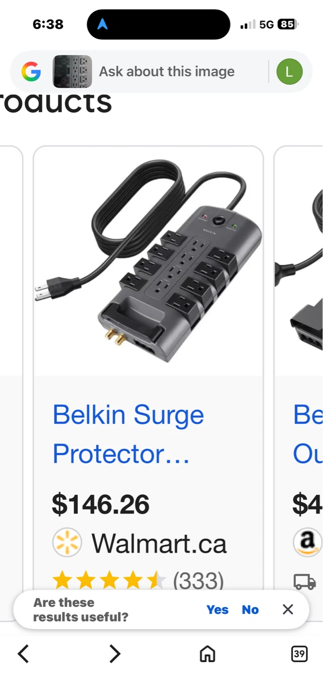 Belkin Surge Protector - 12 Rotating Outlets - photo 2
