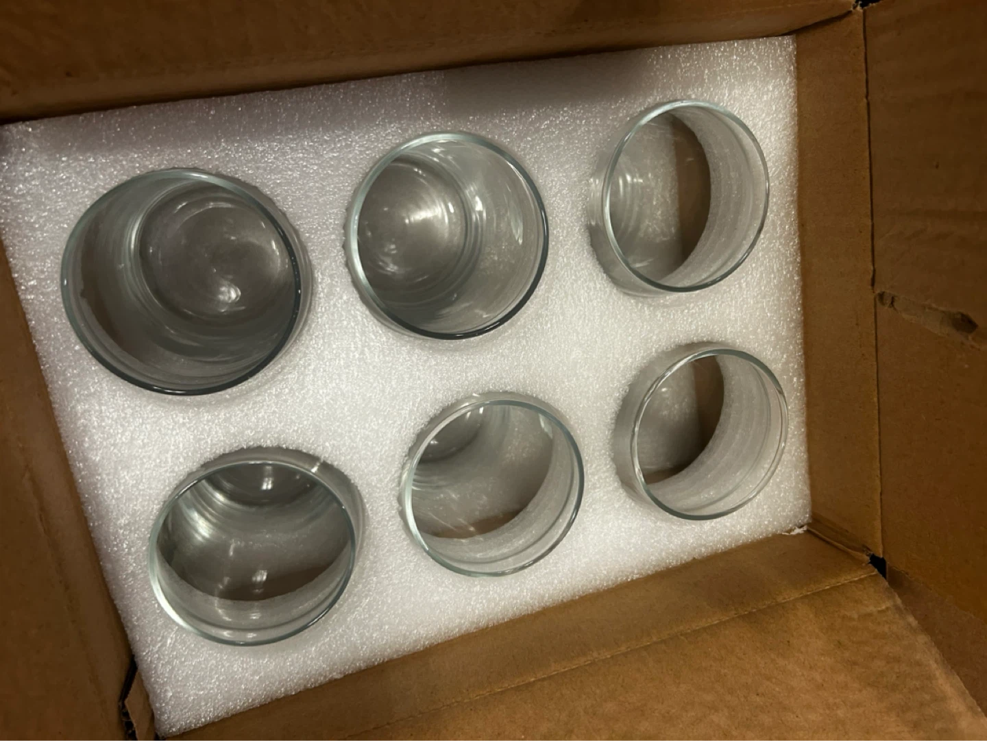 Set of 6 Can-Shaped Glass Drinking Glasses - photo 2