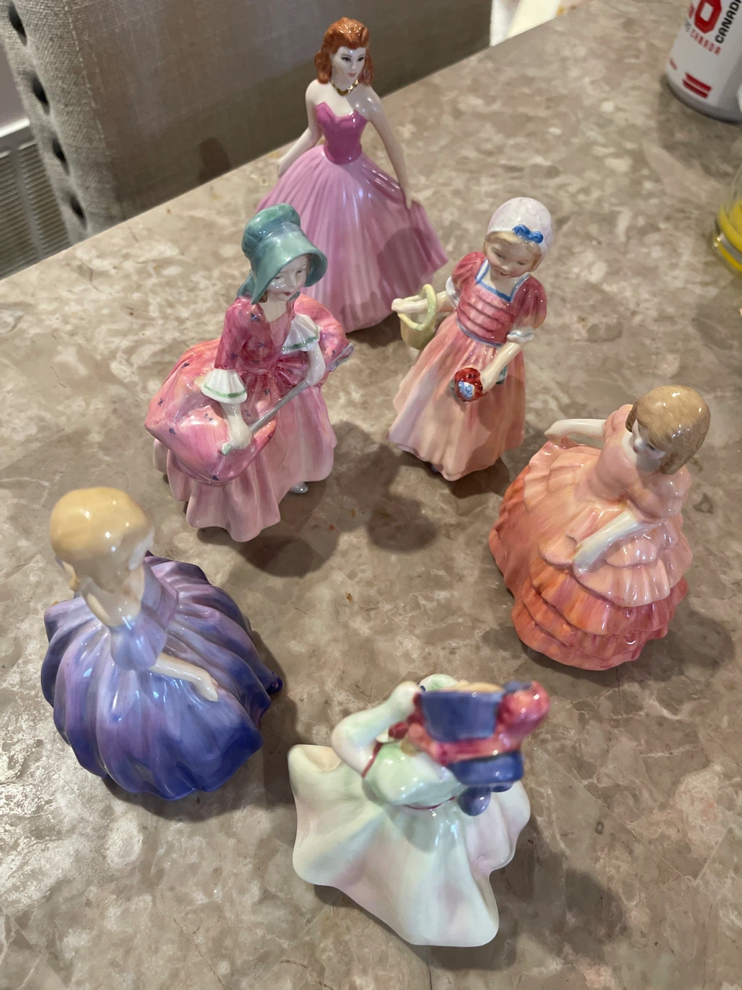 Royal Doulton Figures Set (6)