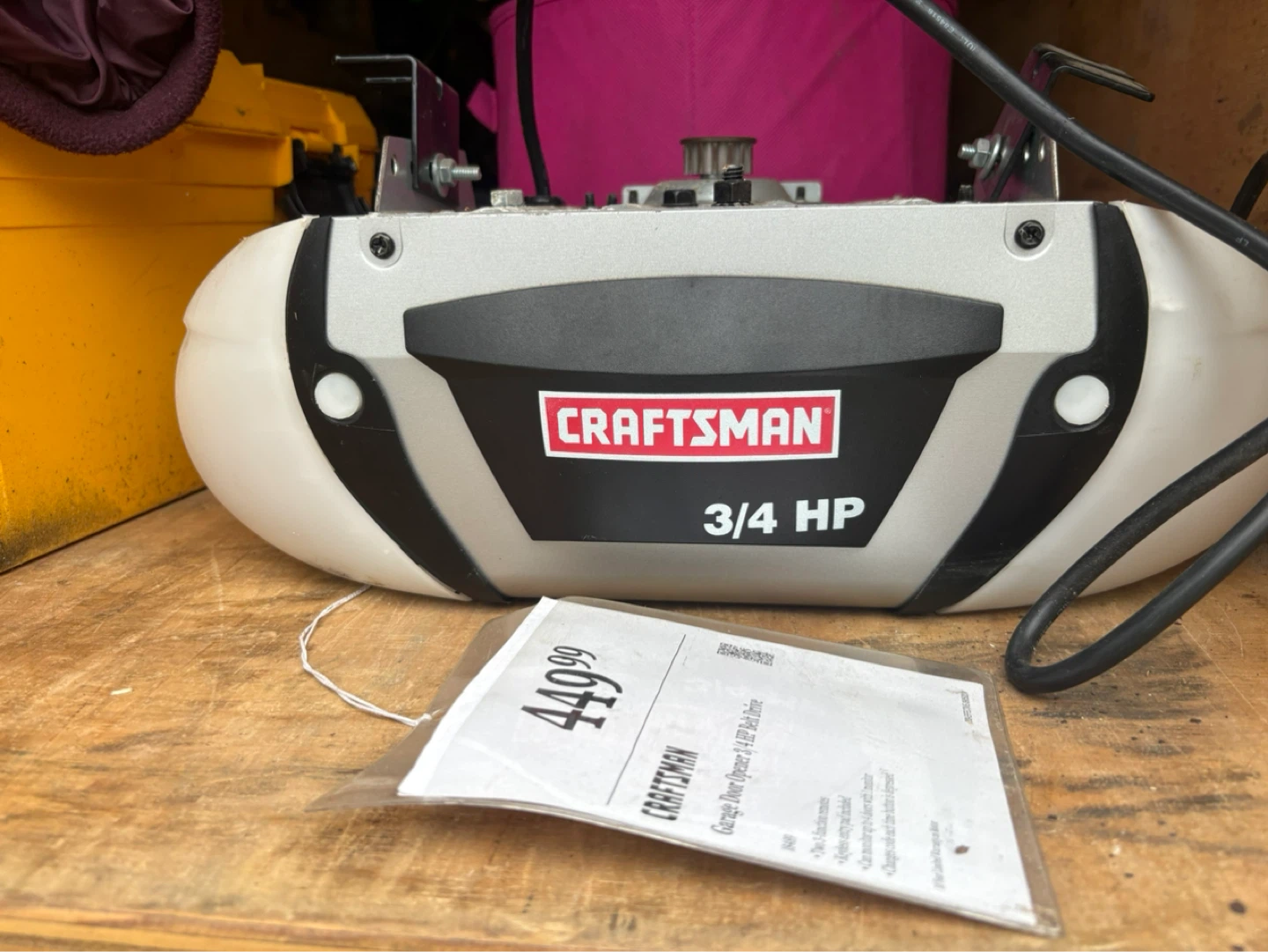 Craftsman 3/4 HP Belt Drive Garage Door Opener