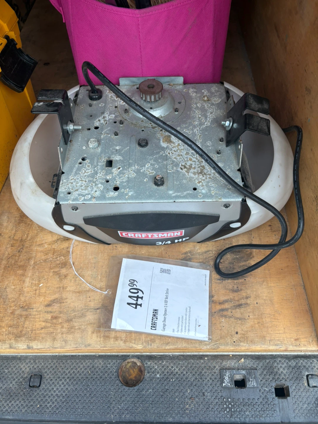 Craftsman 3/4 HP Belt Drive Garage Door Opener - photo 2