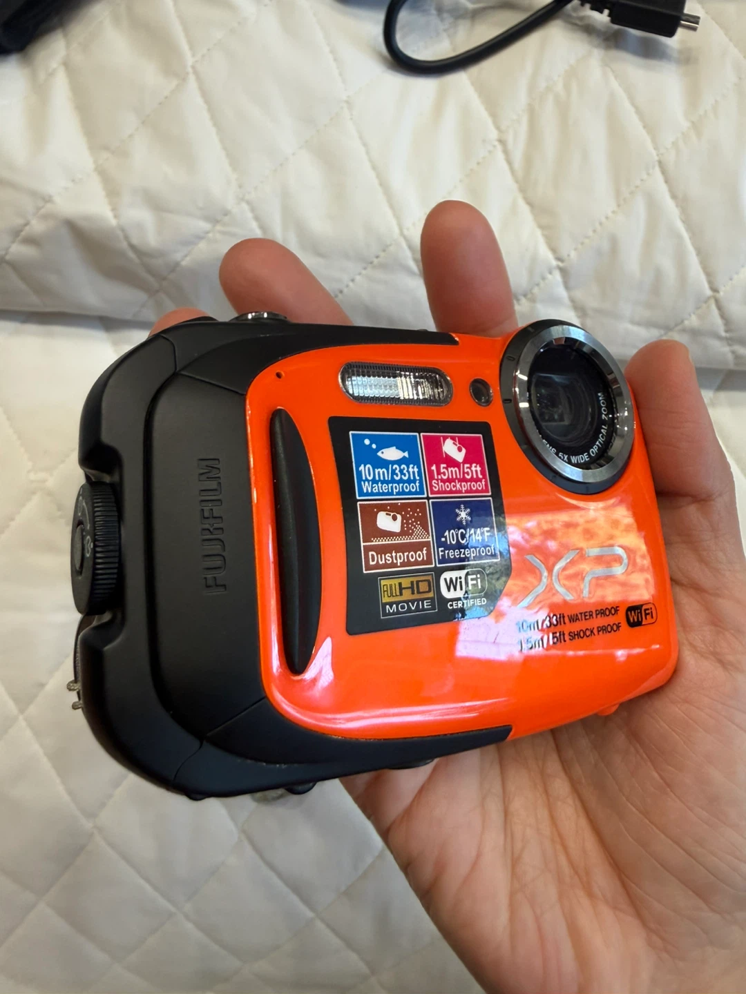 Fujifilm XP Waterproof Digital Camera - Orange - photo 4