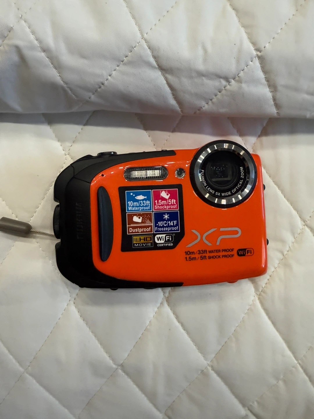 Fujifilm XP Waterproof Digital Camera - Orange