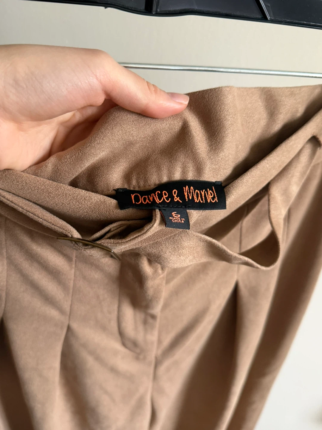 Dance & Marvel Suede Wide-Leg Pants 25/26 - photo 4