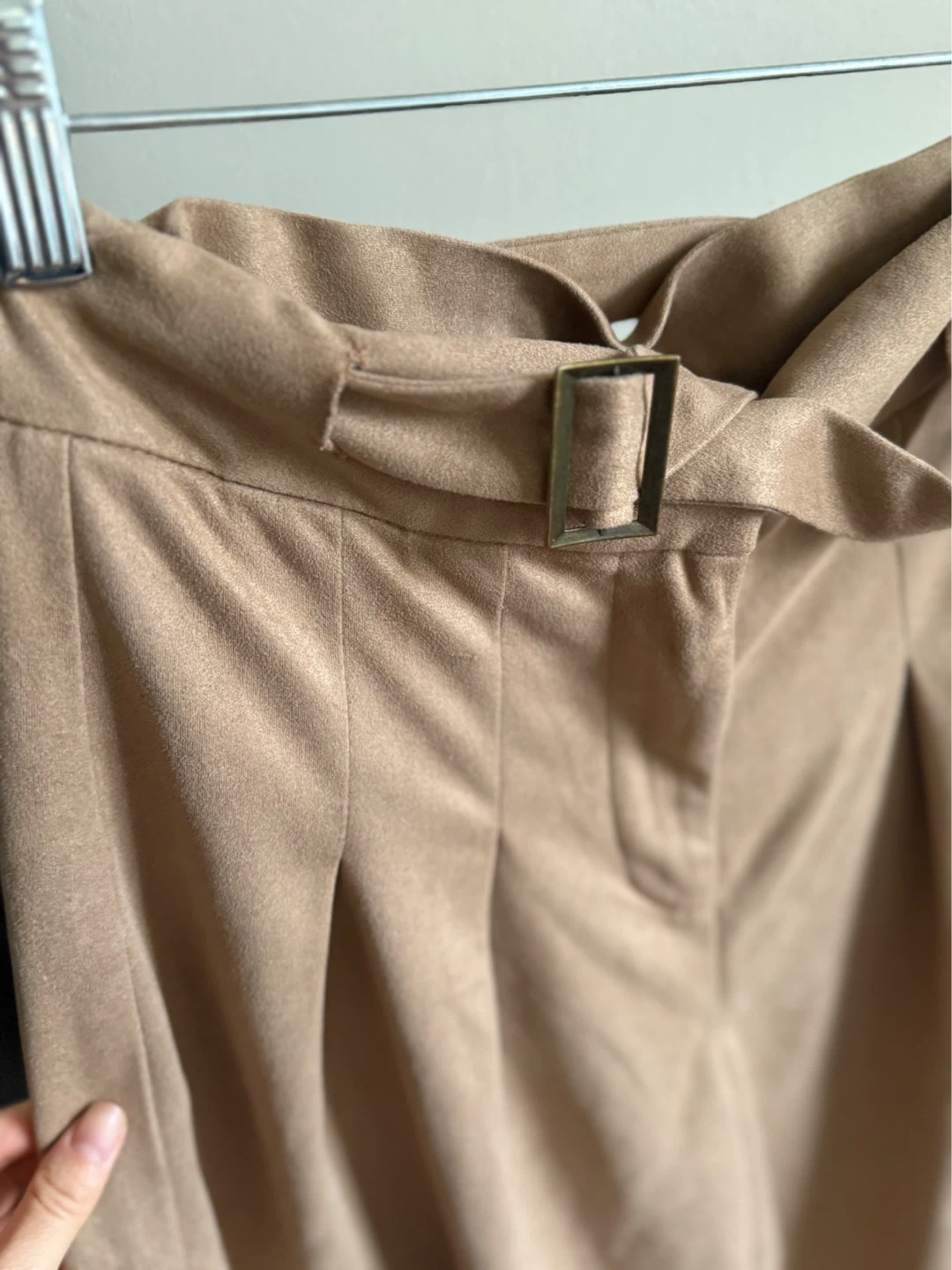 Dance & Marvel Suede Wide-Leg Pants 25/26 - photo 3