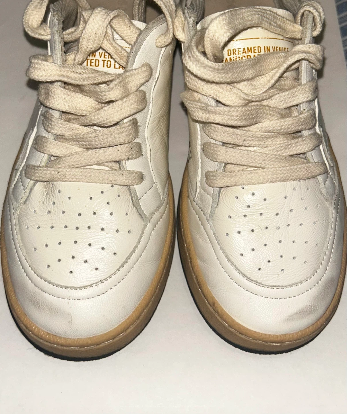 Golden Goose GGDB/Ballstar White Leather Sneakers - photo 2