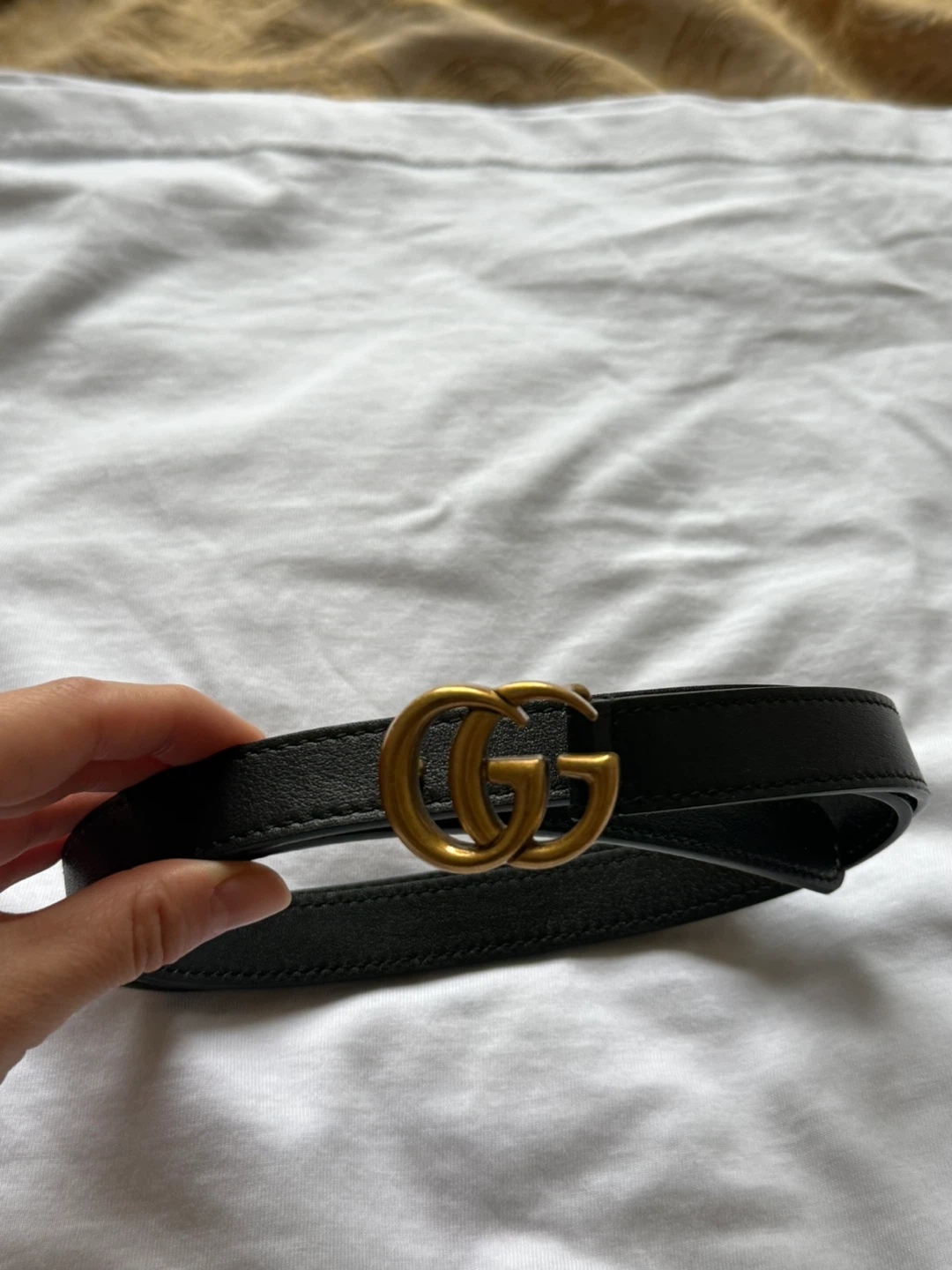 GG Marmont Thin Belt, 95cm - photo 5