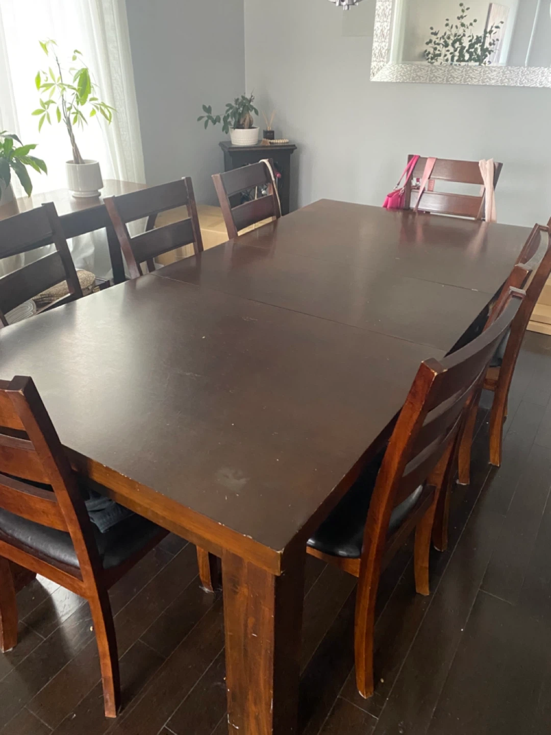 Wooden Dining Table and Chairs Set