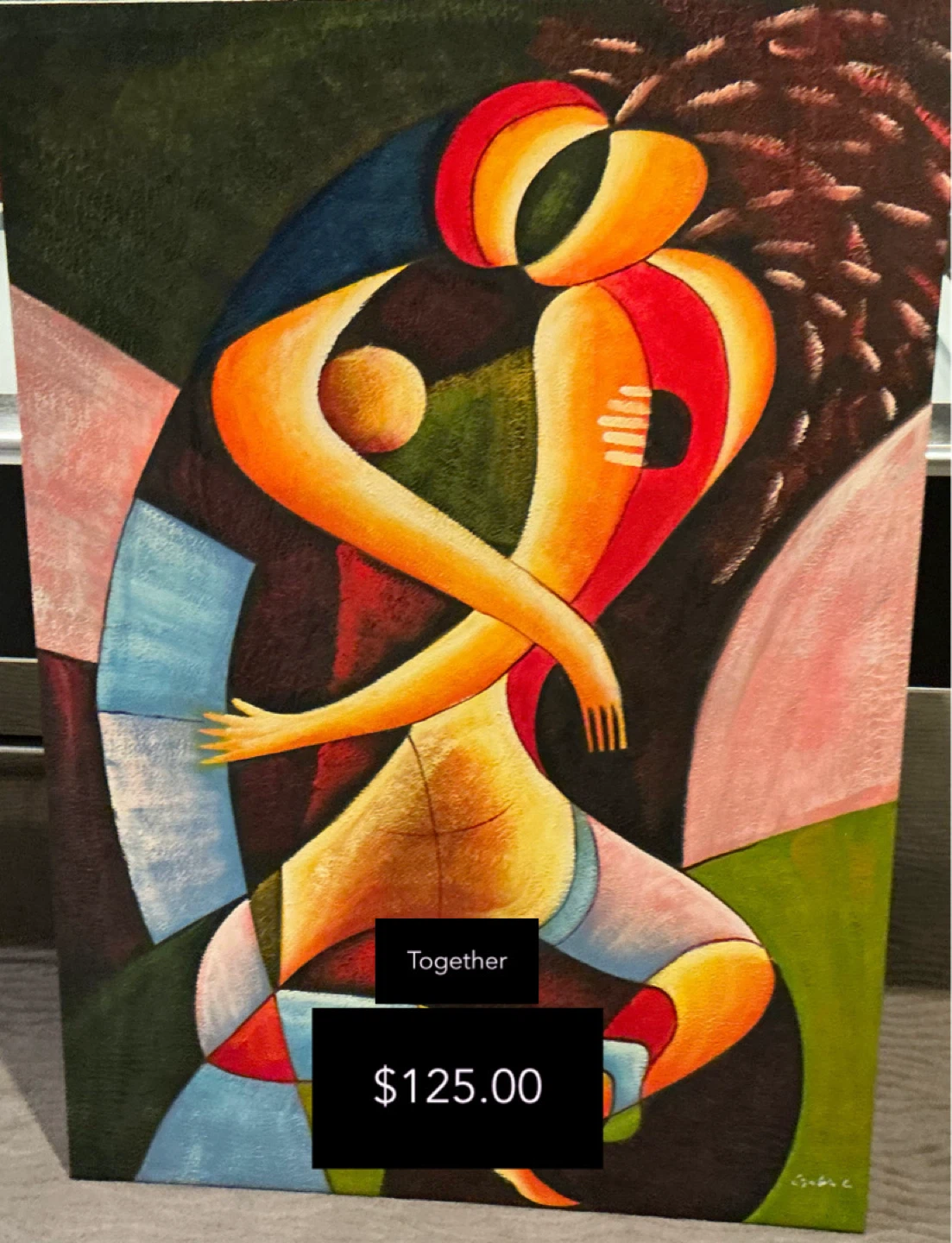 Together abstract painting - photo 5