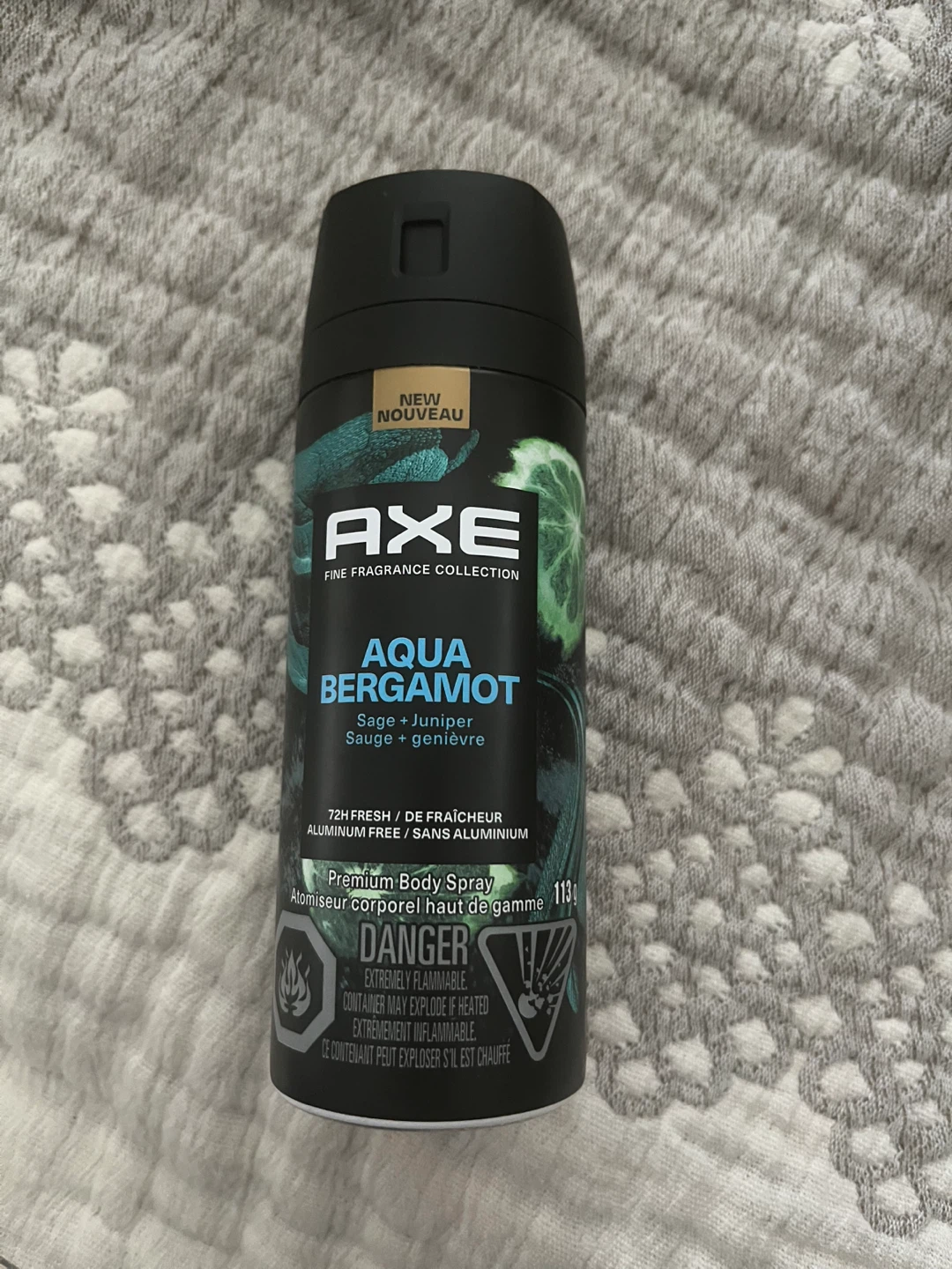 🆕Axe Aqua Bergamot Premium Body Spray, 113g