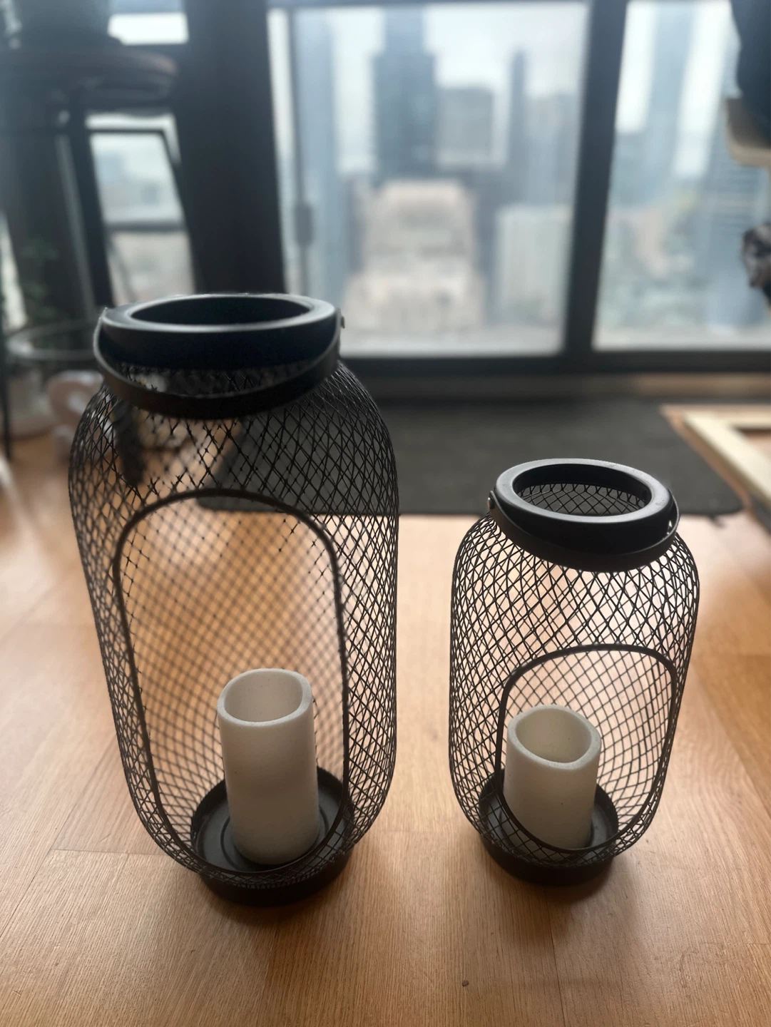 Black Metal Lanterns (a set of two) - photo 3