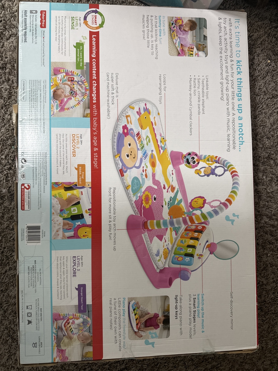 Fisher-Price Deluxe Kick & Play Piano Gym - photo 2