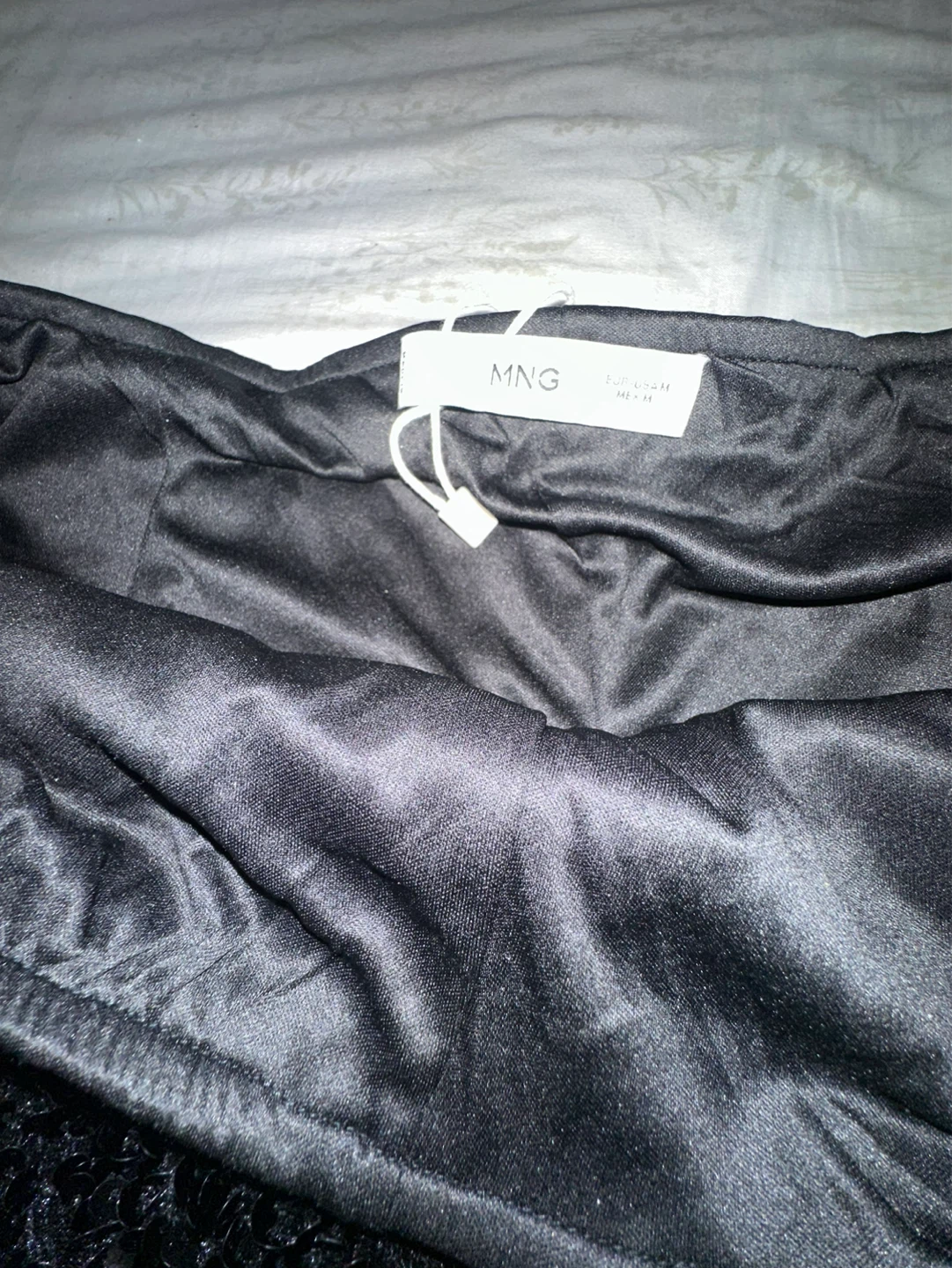 MNG Black Sequin Shorts - Size M