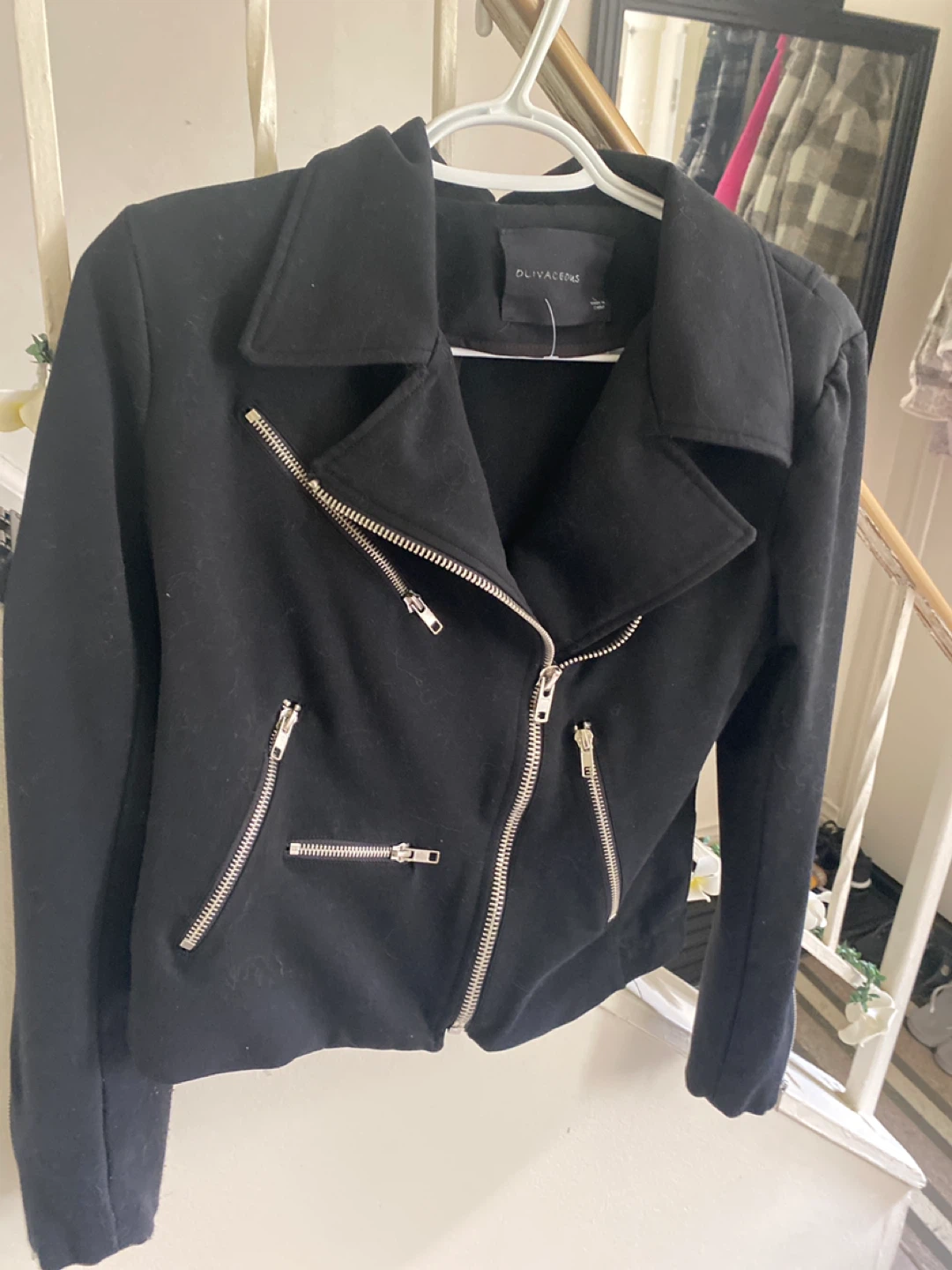Black Biker Jacket