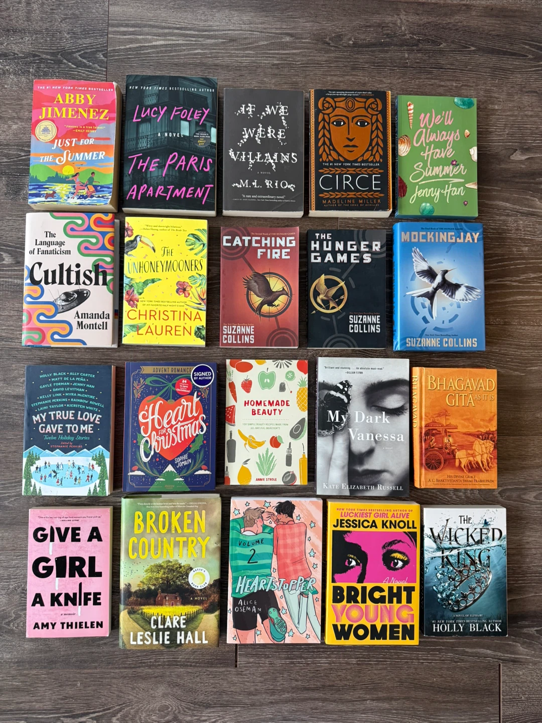 Popular books for sale ($6 each)