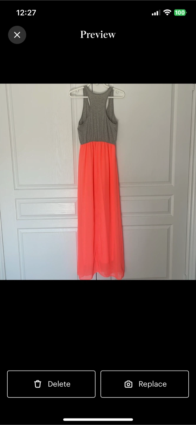 Lovely Day Maxi Dress racer back