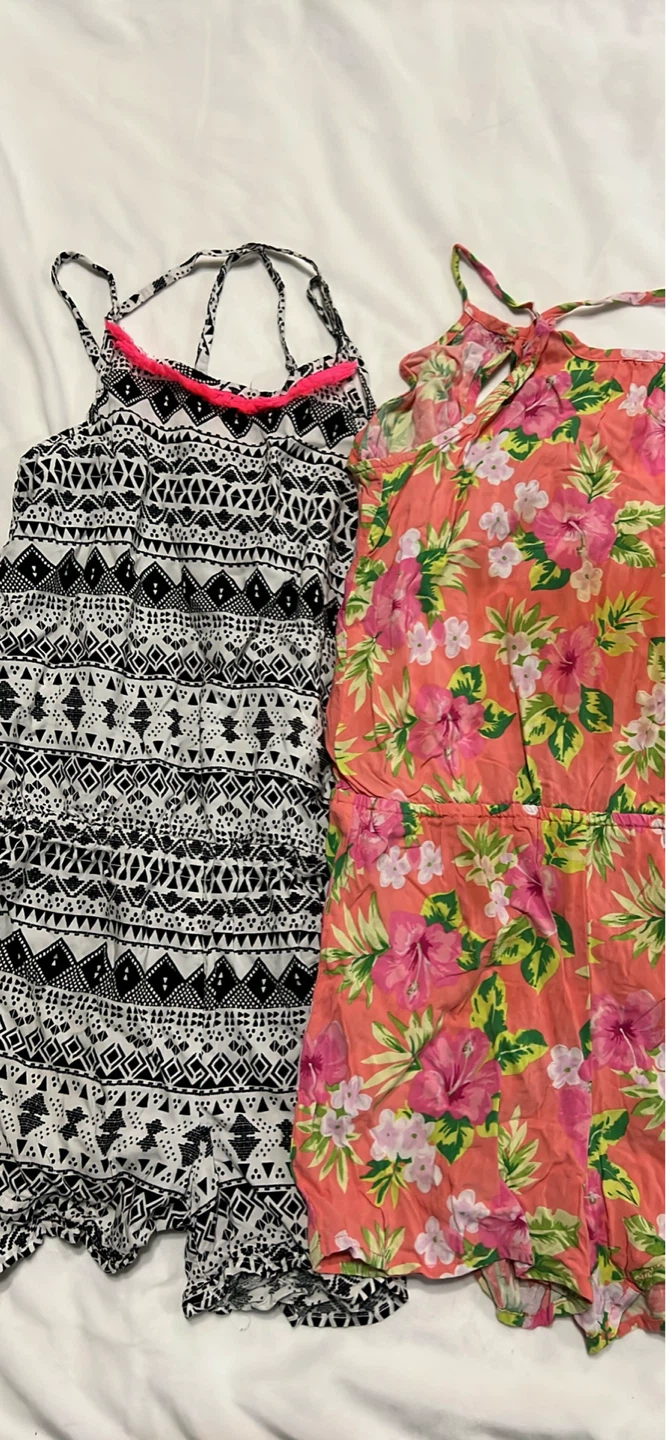 Size 10 Girls' Rompers - 2 Pack