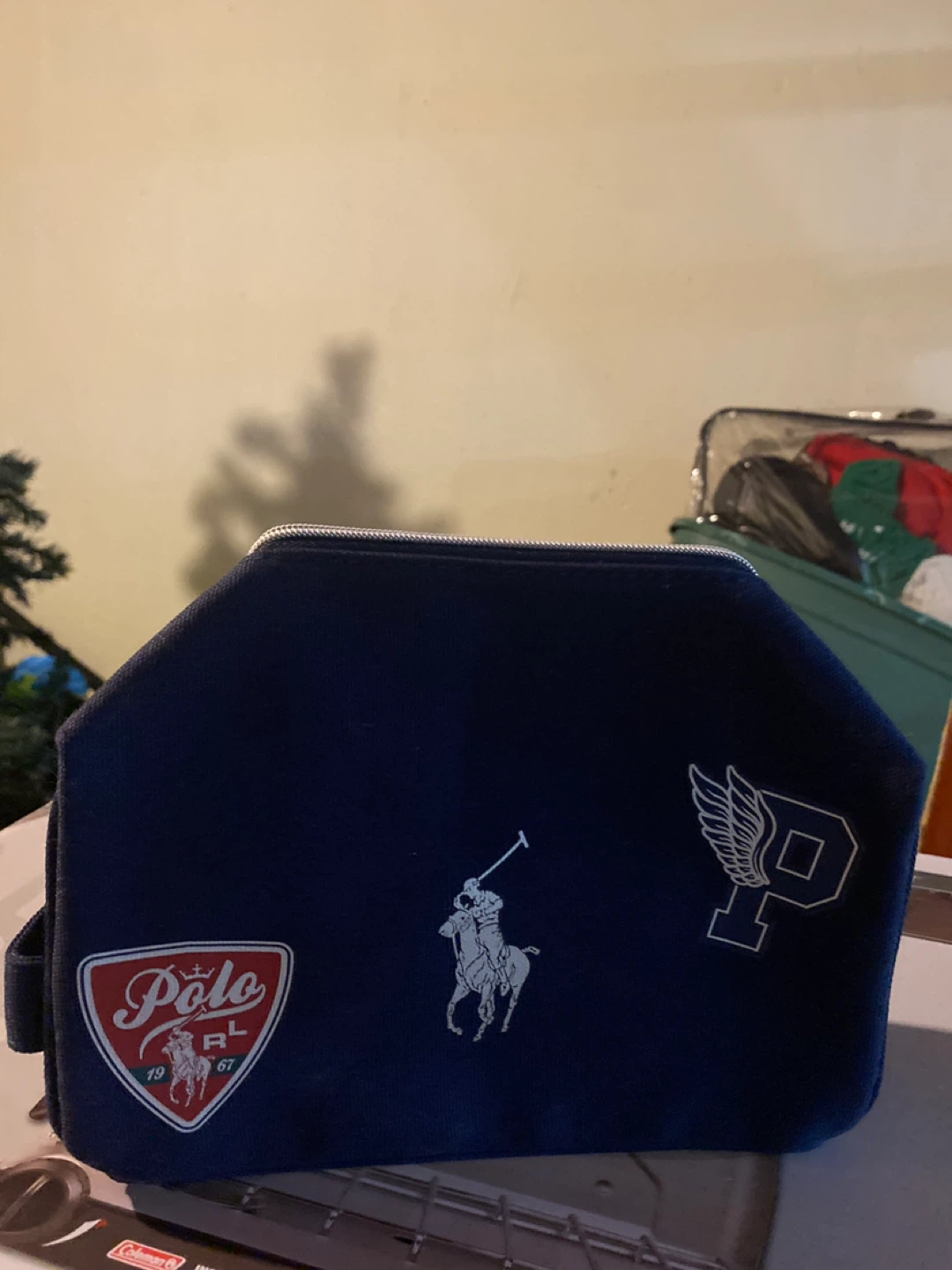 Ralph Lauren Polo Navy Blue Toiletry Bag