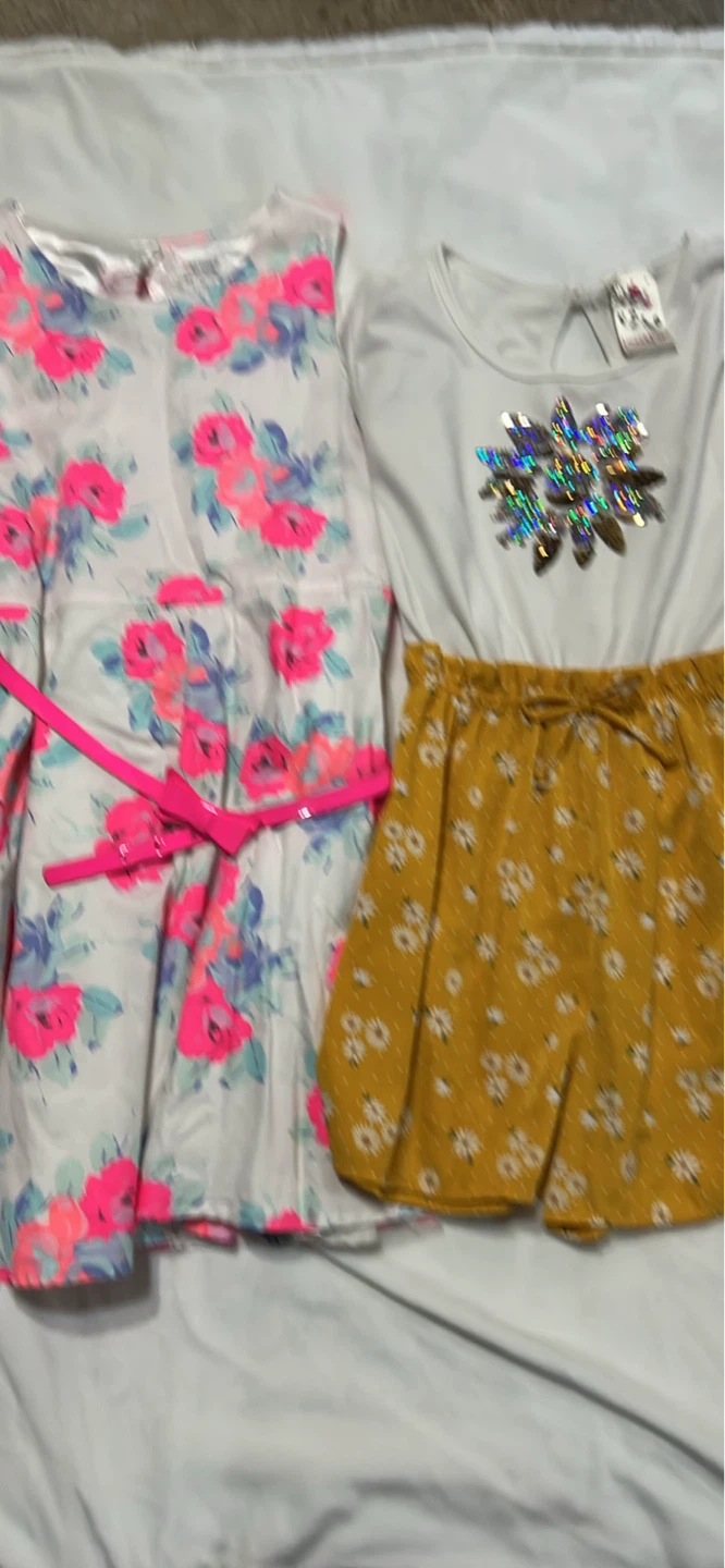 Size 12 Girls Floral Dress & Outfit Set