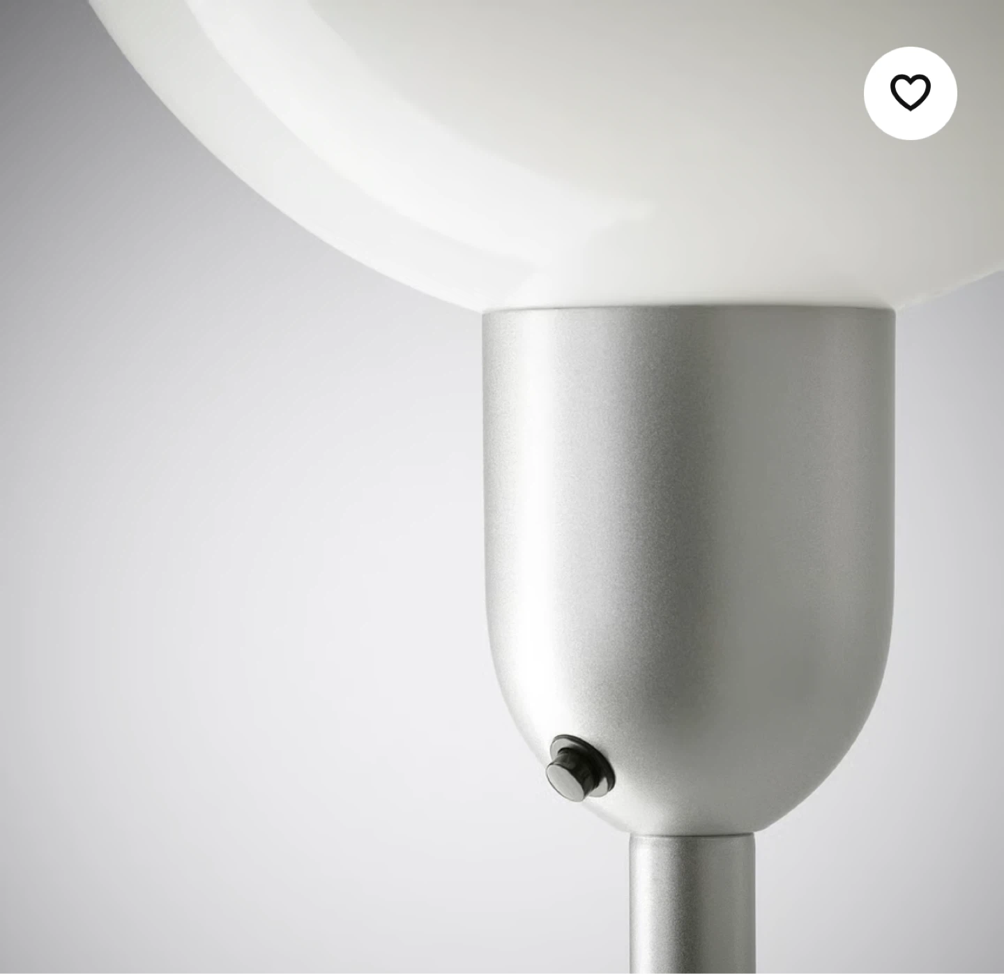 IKEA Floor Lamp with Reading Light (Silver/Black) - photo 5