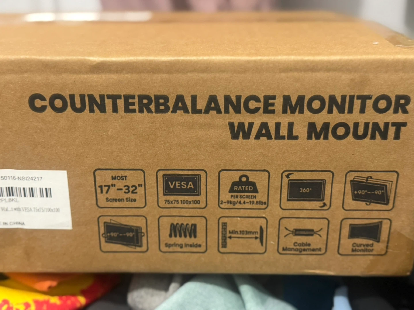 PUTORSEN Counterbalance Monitor Wall Mount for 17"-32" Screens - photo 2