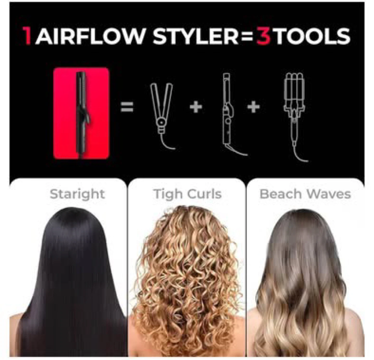 TYMO Airflow 2.0 Curling Iron Flat Iron - photo 3
