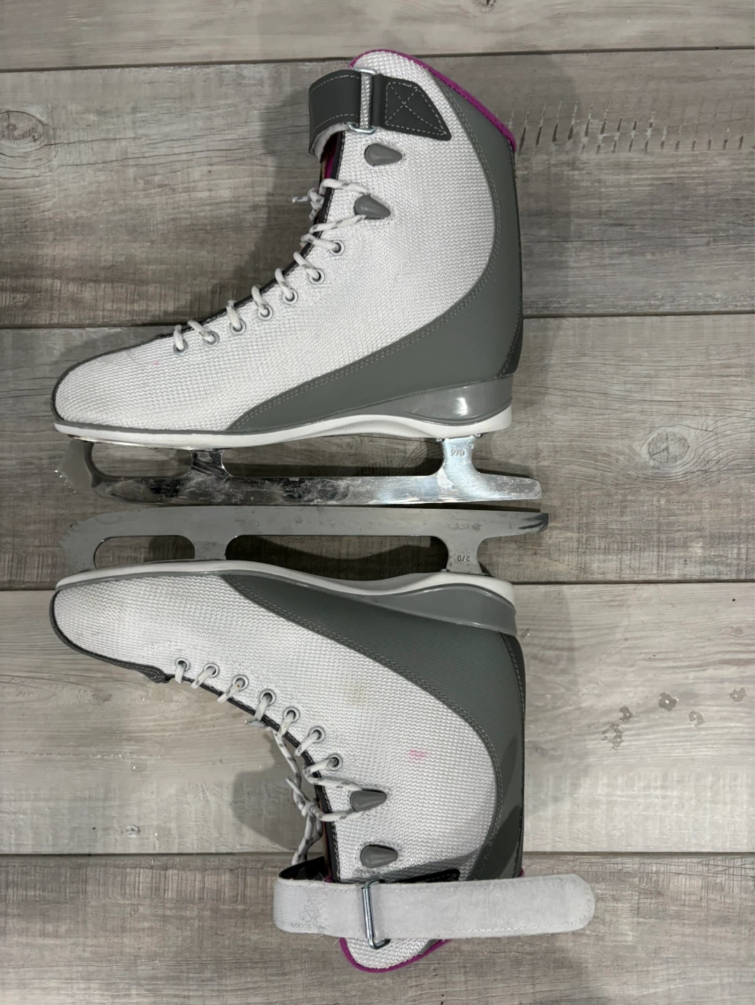 VIC Figure Ice Skates White/Grey/Purple - photo 2