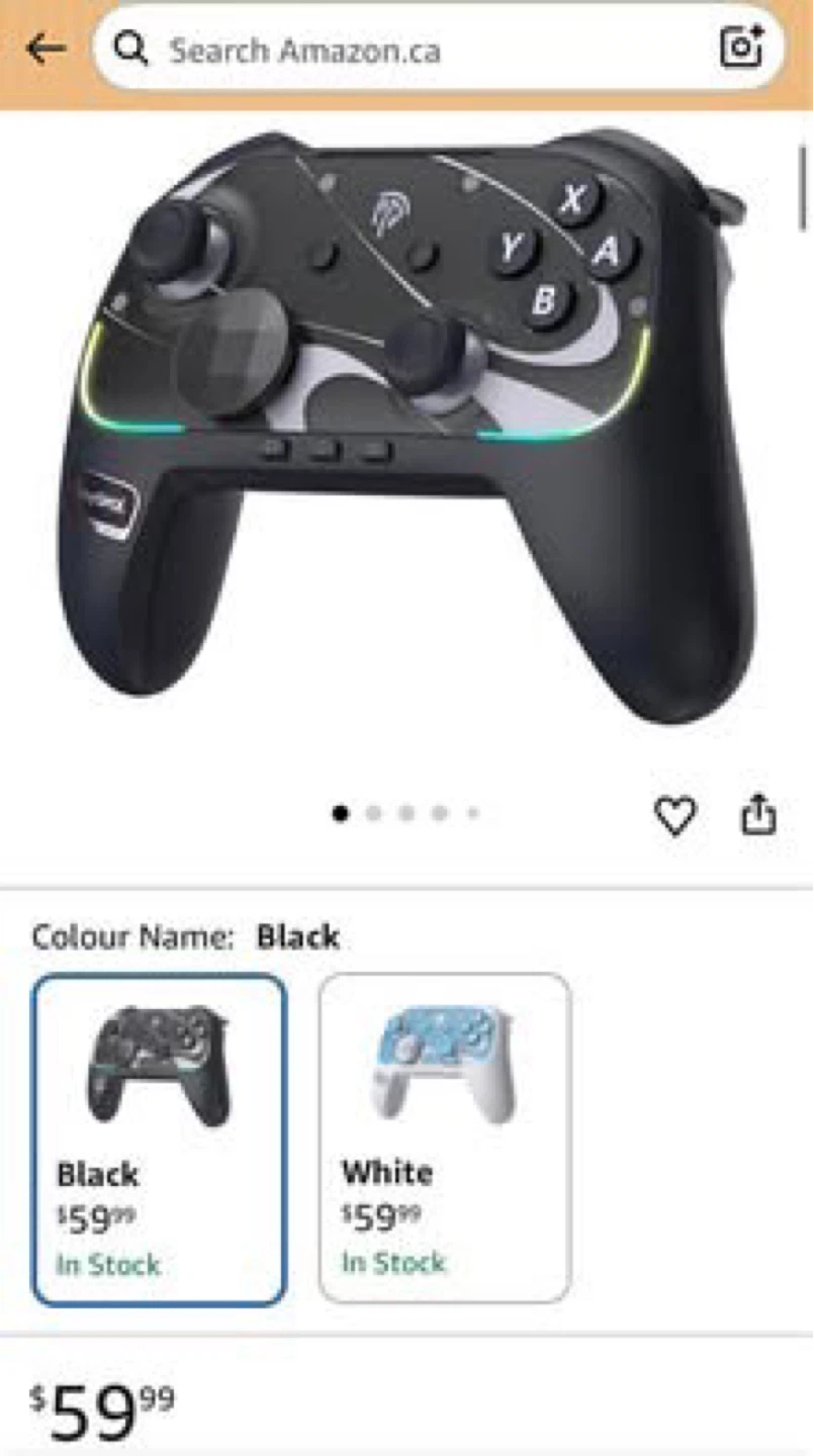 Nintendo Switch Pro Controller - Black - photo 2