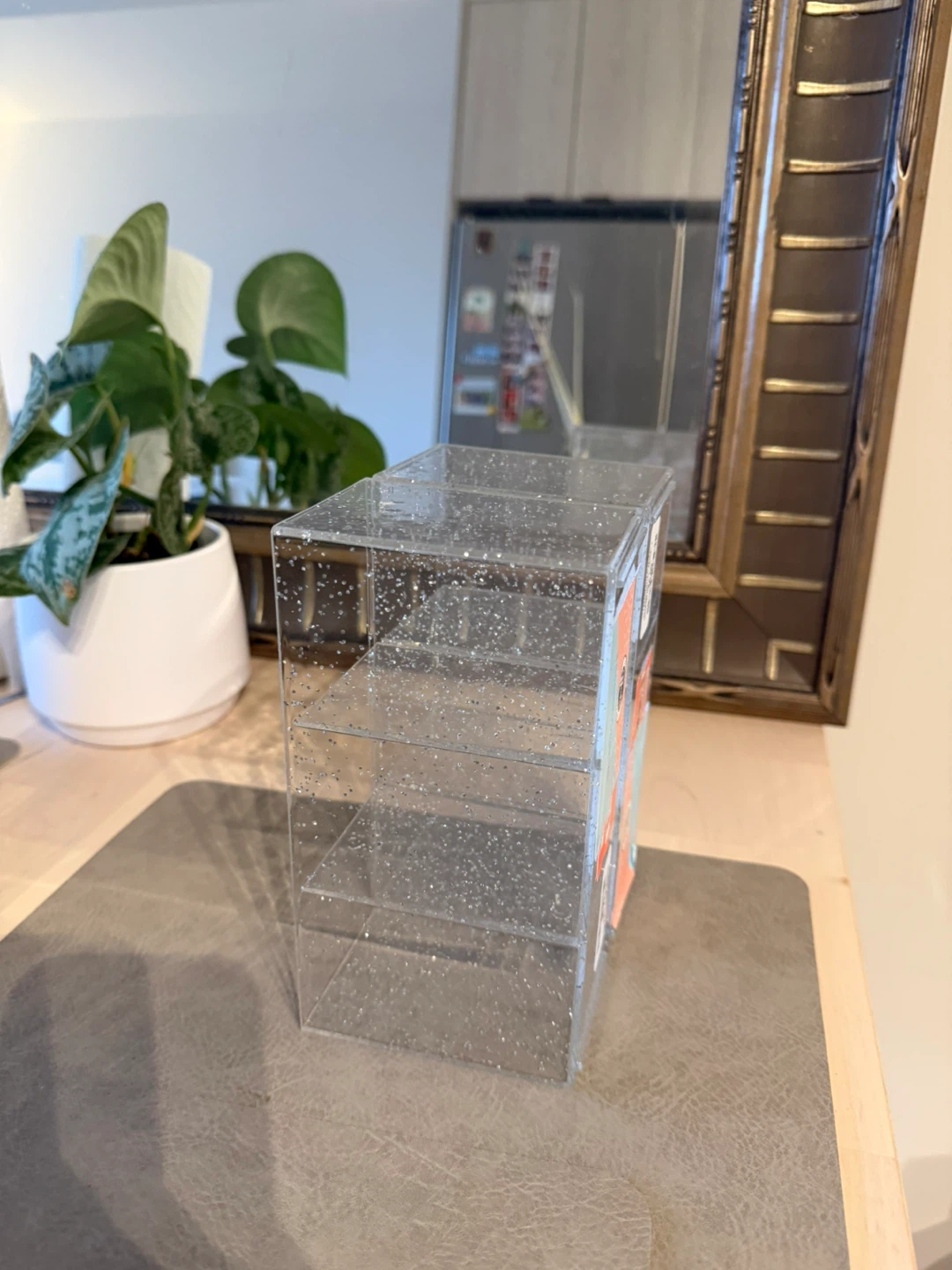 2pcs Clear Glitter 3 Section Organizer from Winners - photo 3