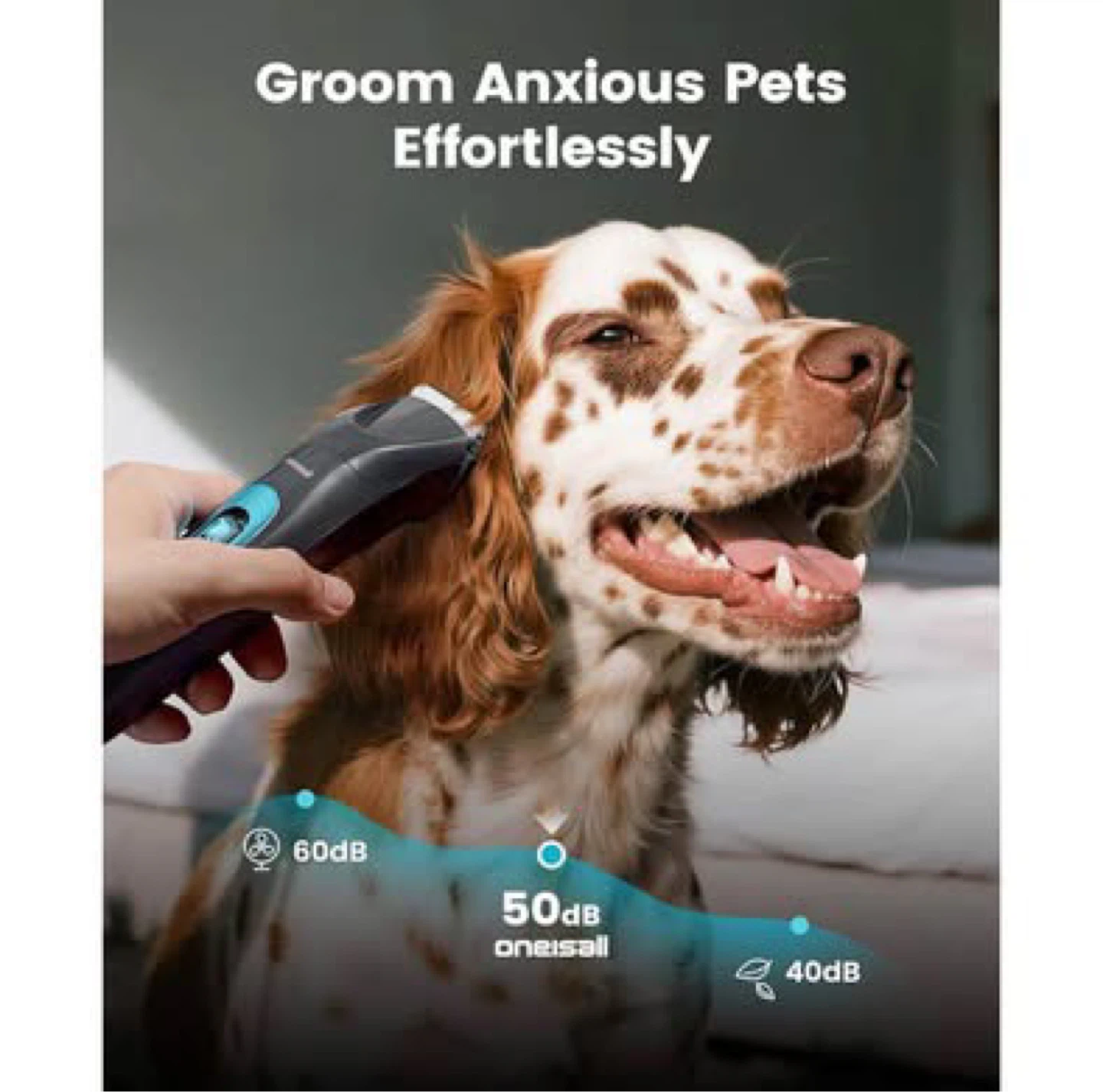 Oneisall Cordless Dog Grooming Kit 4-in-1 m - photo 3