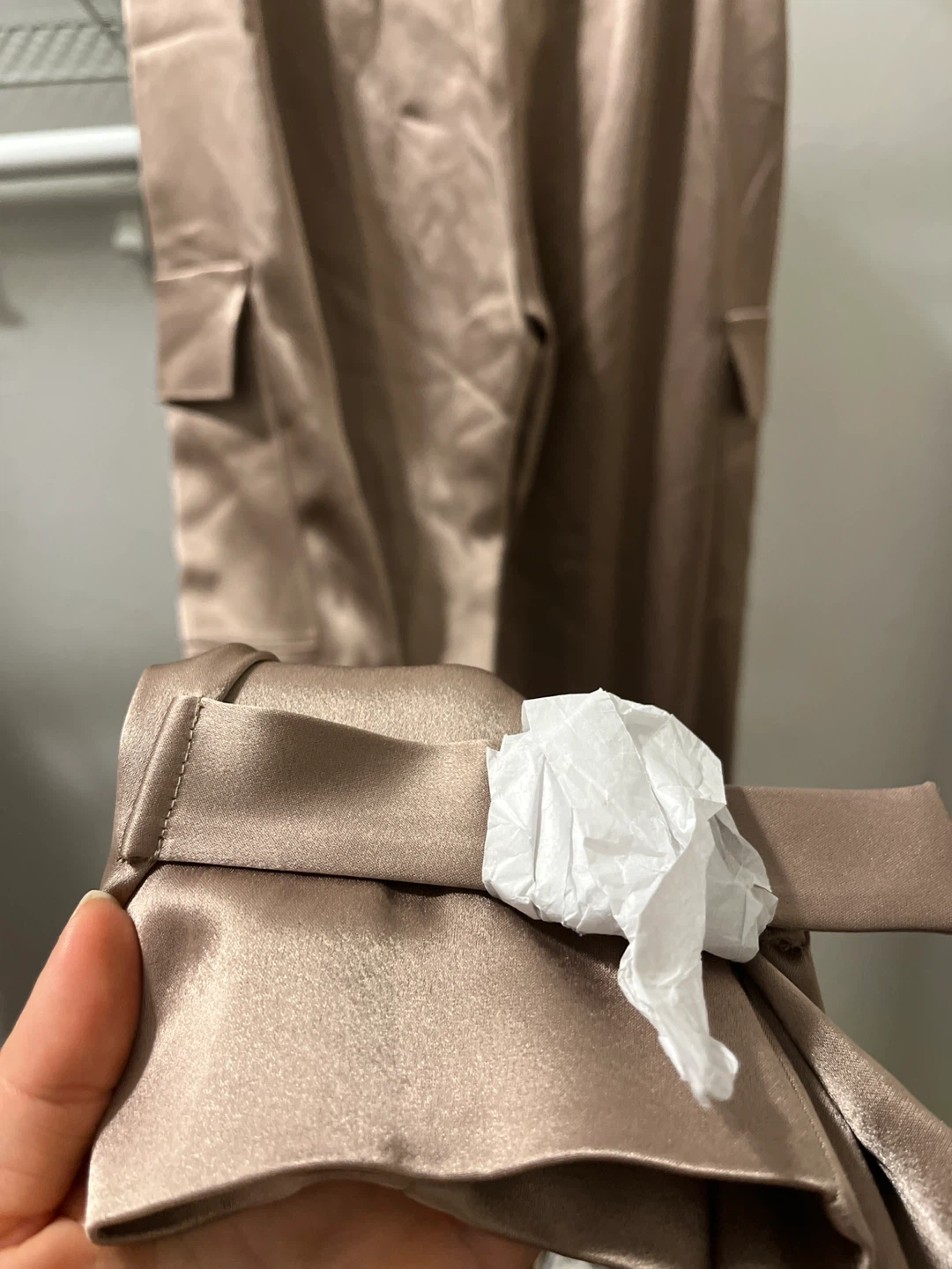 Babaton Satin Cargo Pants Size 4 - photo 5
