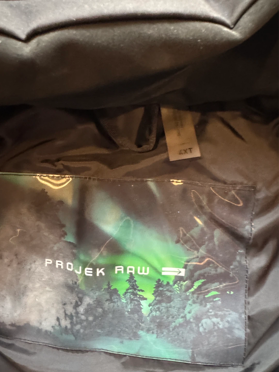Projek Raw Black Puffer Jacket 4XT - photo 2