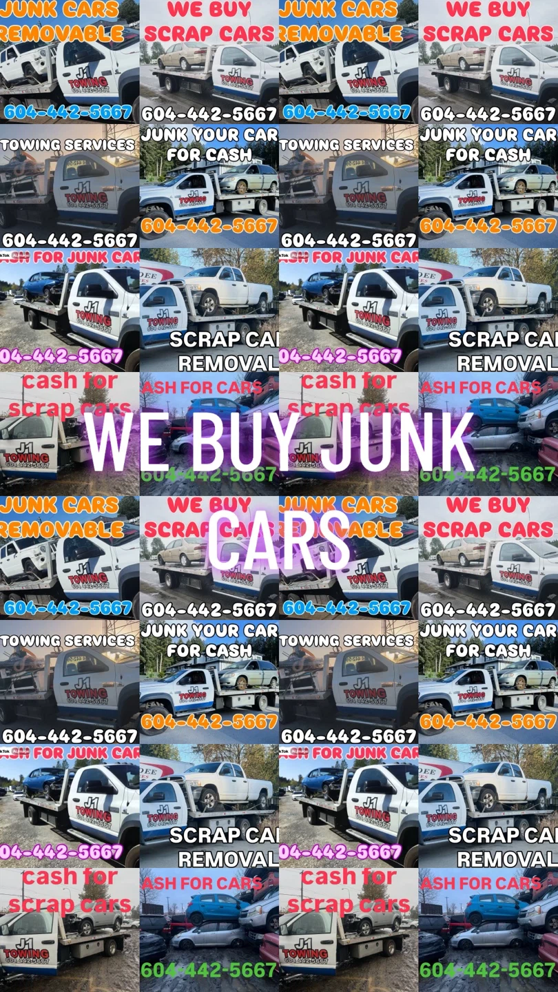 We Buy Junk Cars for Cash - J1 Towing
