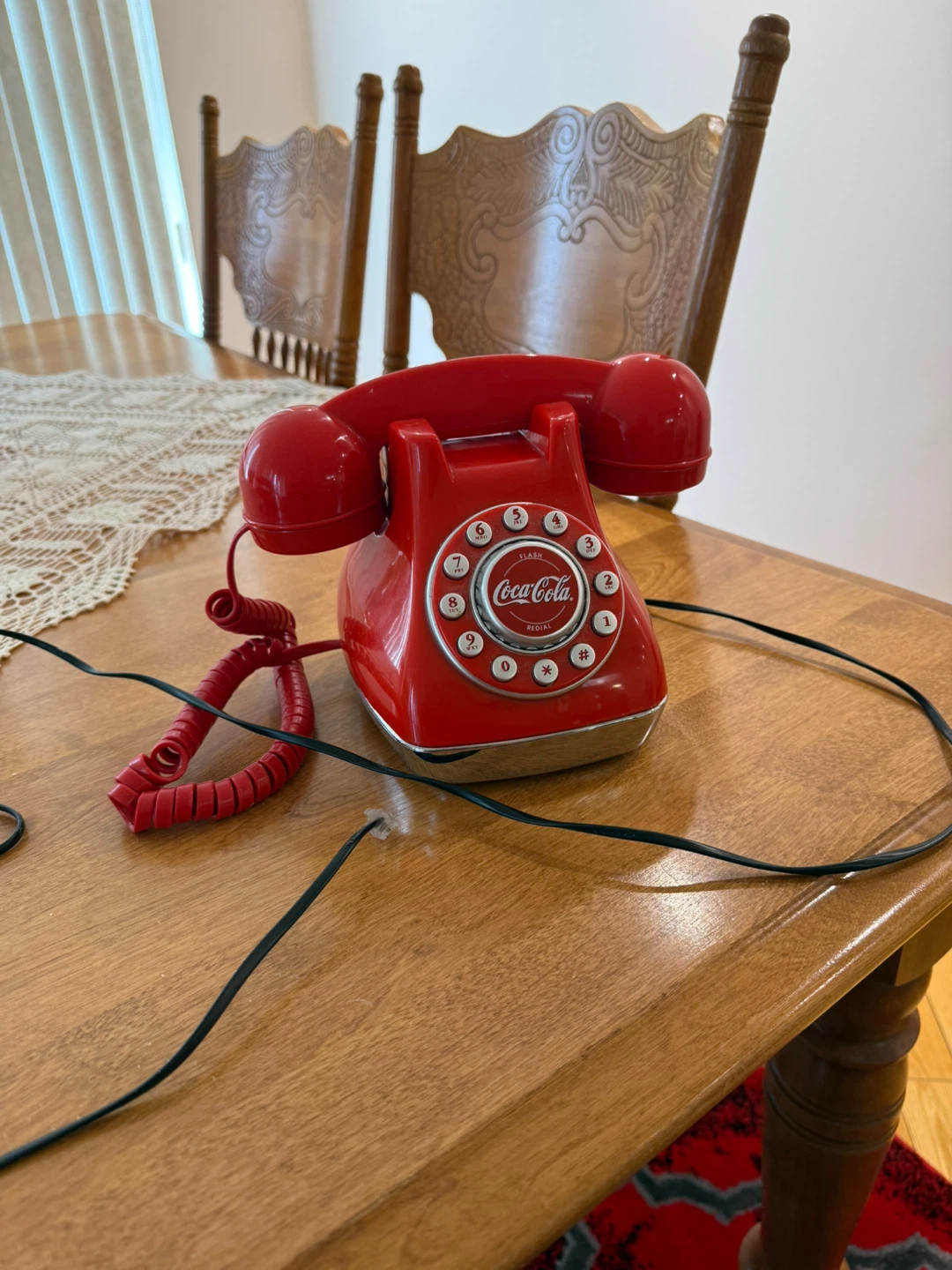 Coca-Cola Rotary Style Phone - Red - photo 3