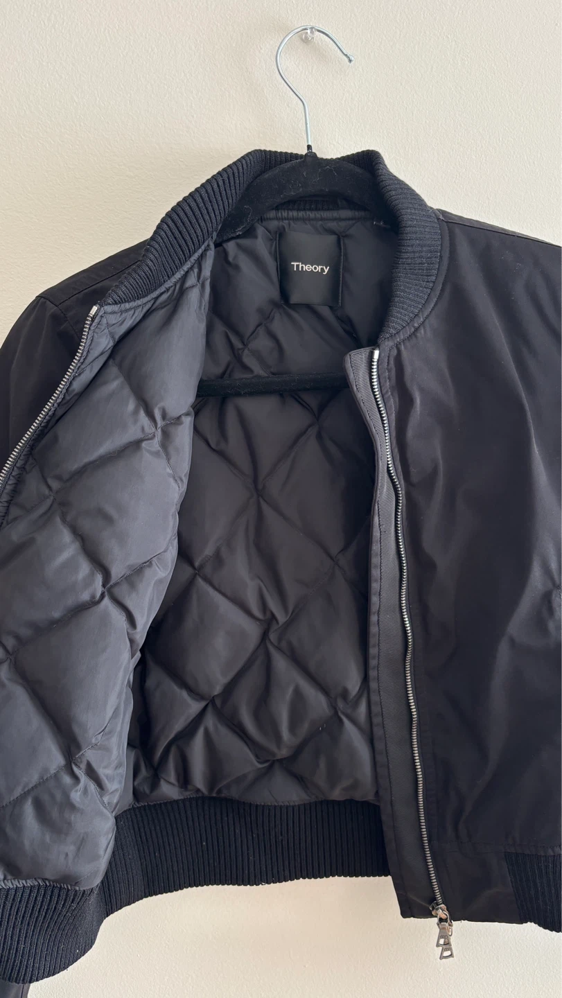 Theory Black Bomber Jacket - photo 2