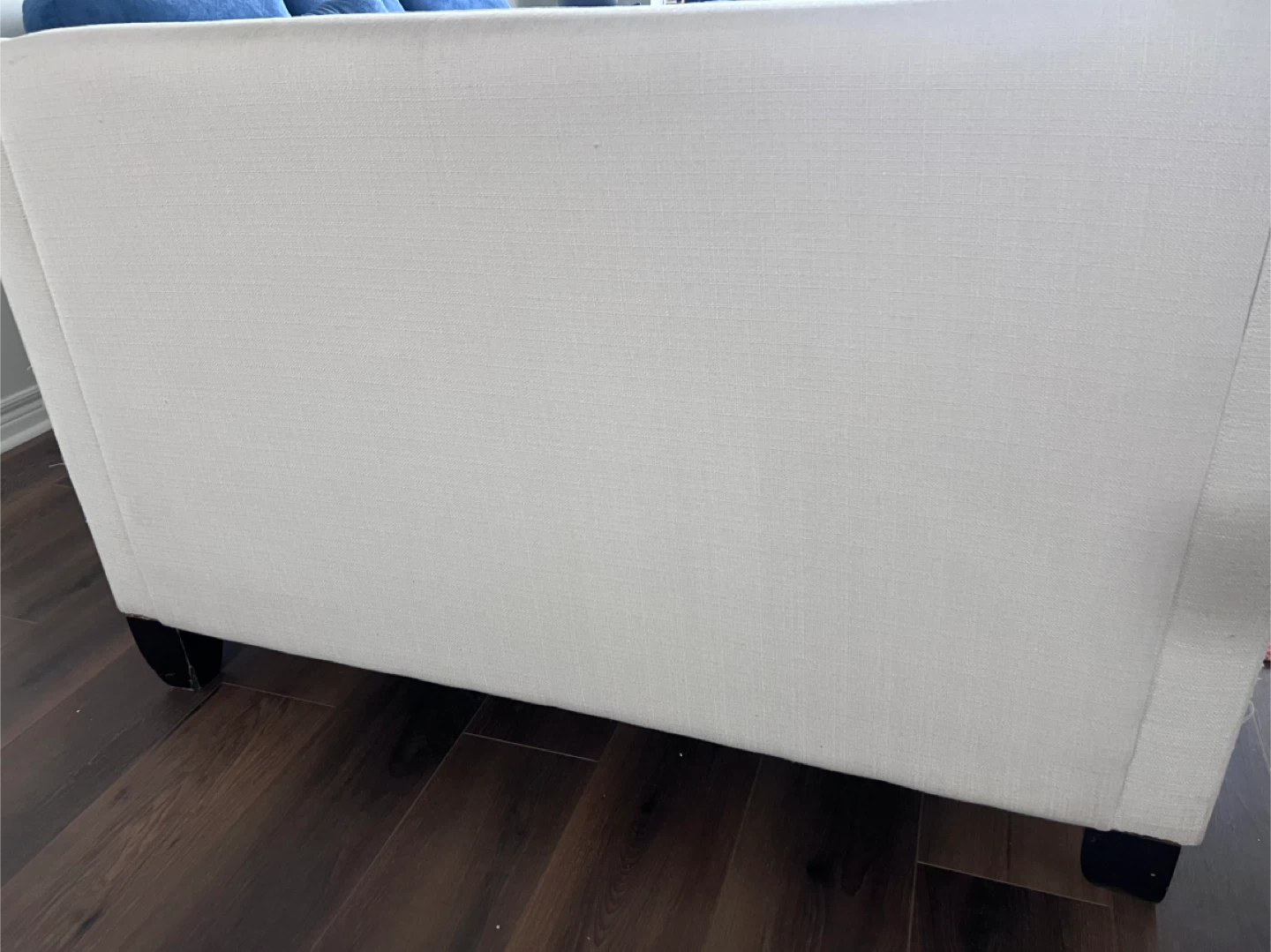 White Loveseat Sofa - photo 3