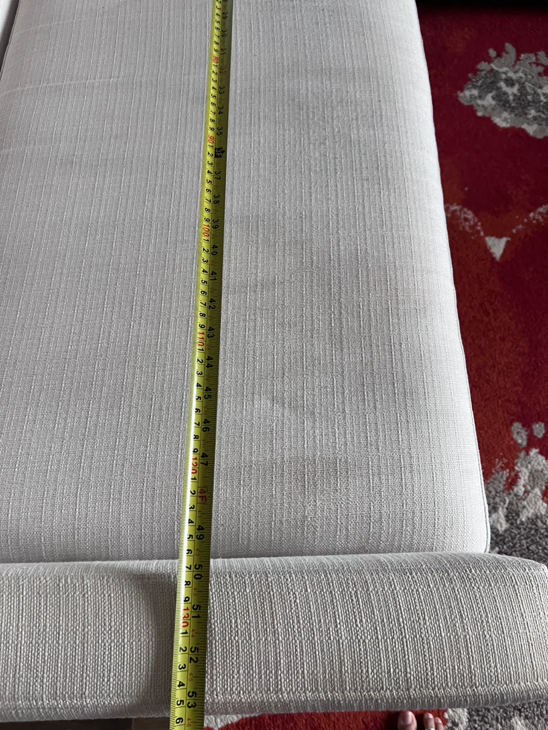 White Loveseat Sofa - photo 5