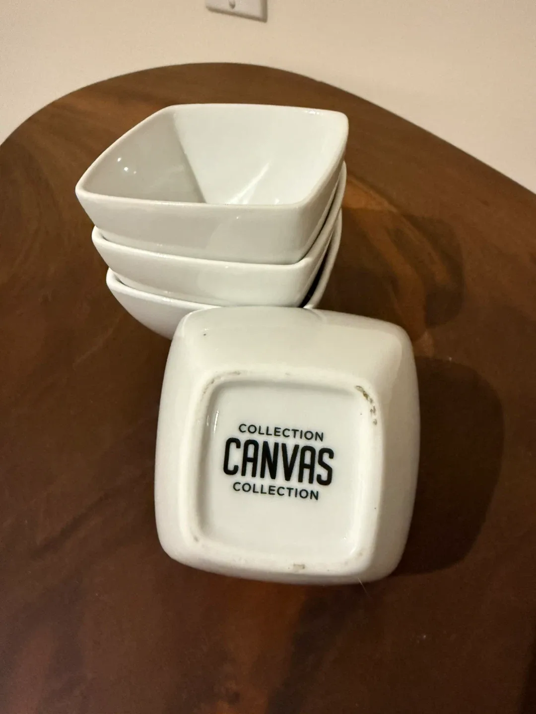 Canvas Collection White Square Bowls (Set of 4) - photo 2