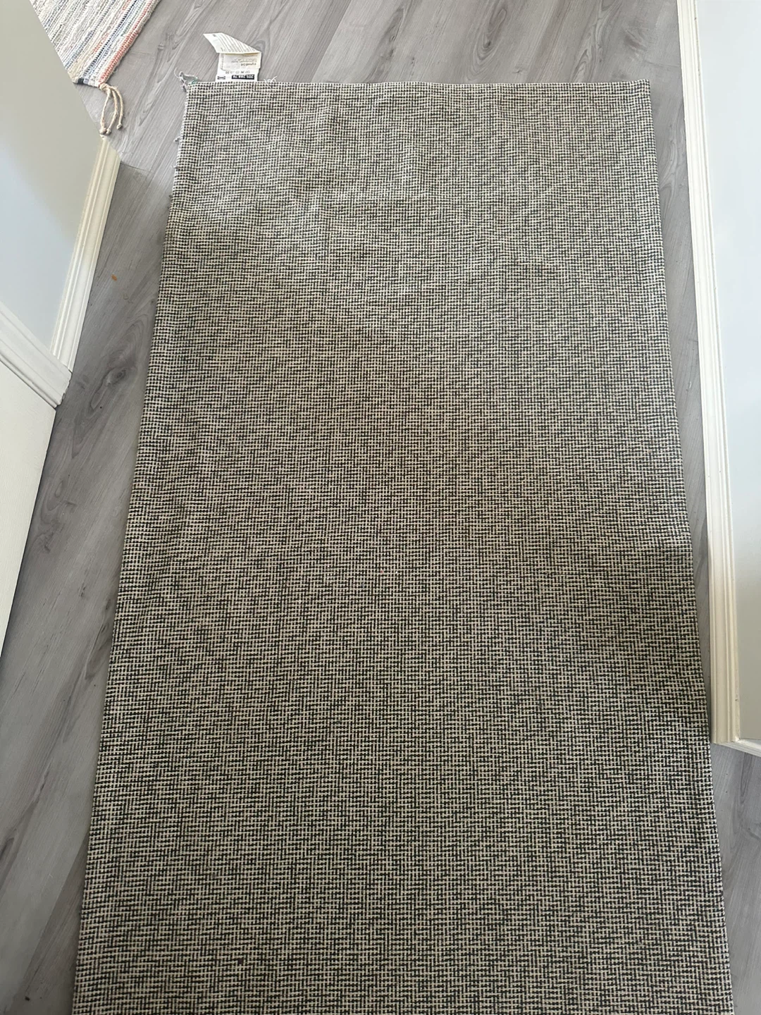 Area Rug - Neutral Geometric Pattern