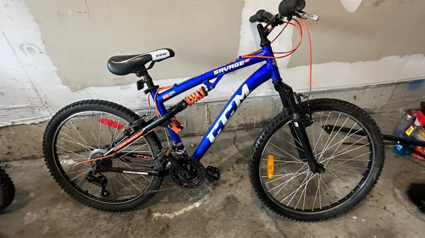 24” CCM Savage Mountain Bike - Blue