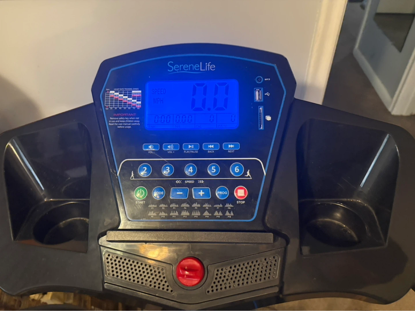 Free delivery used SereneLife Treadmill