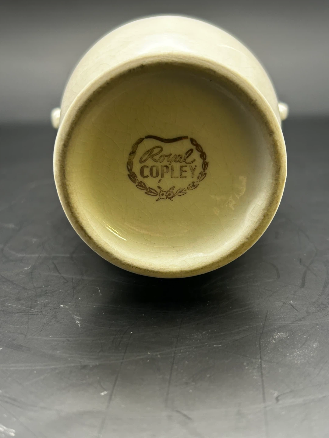 Royal Copley Cream Floral Vase - photo 5