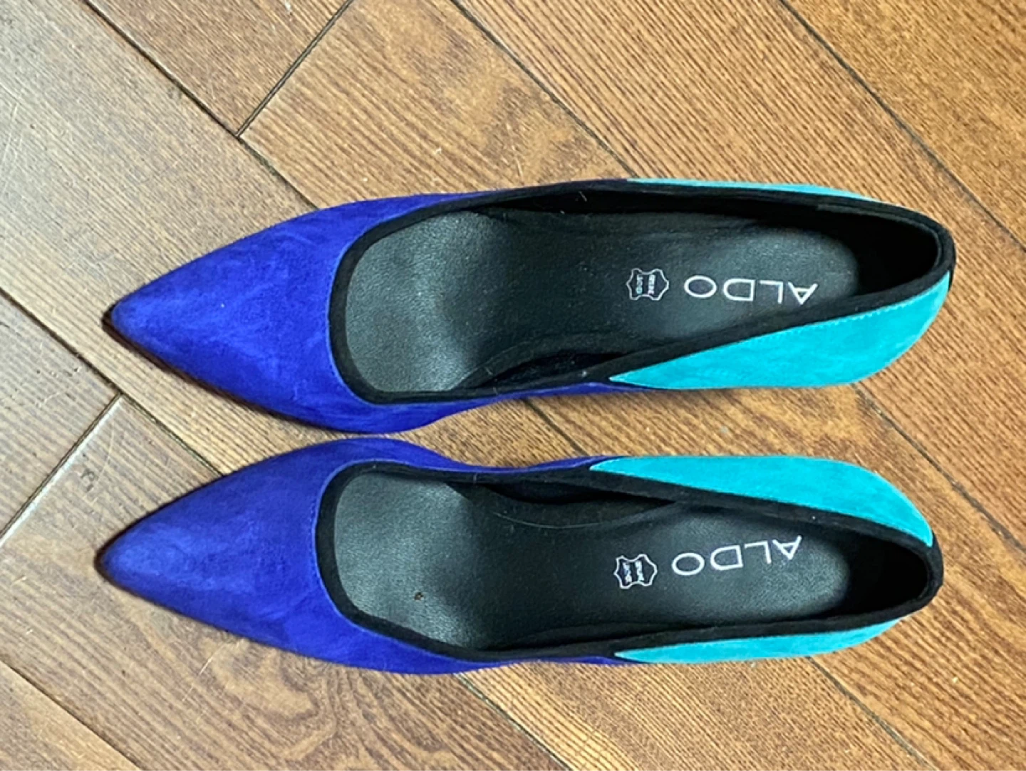 ALDO Suede Colorblock Heels - photo 2
