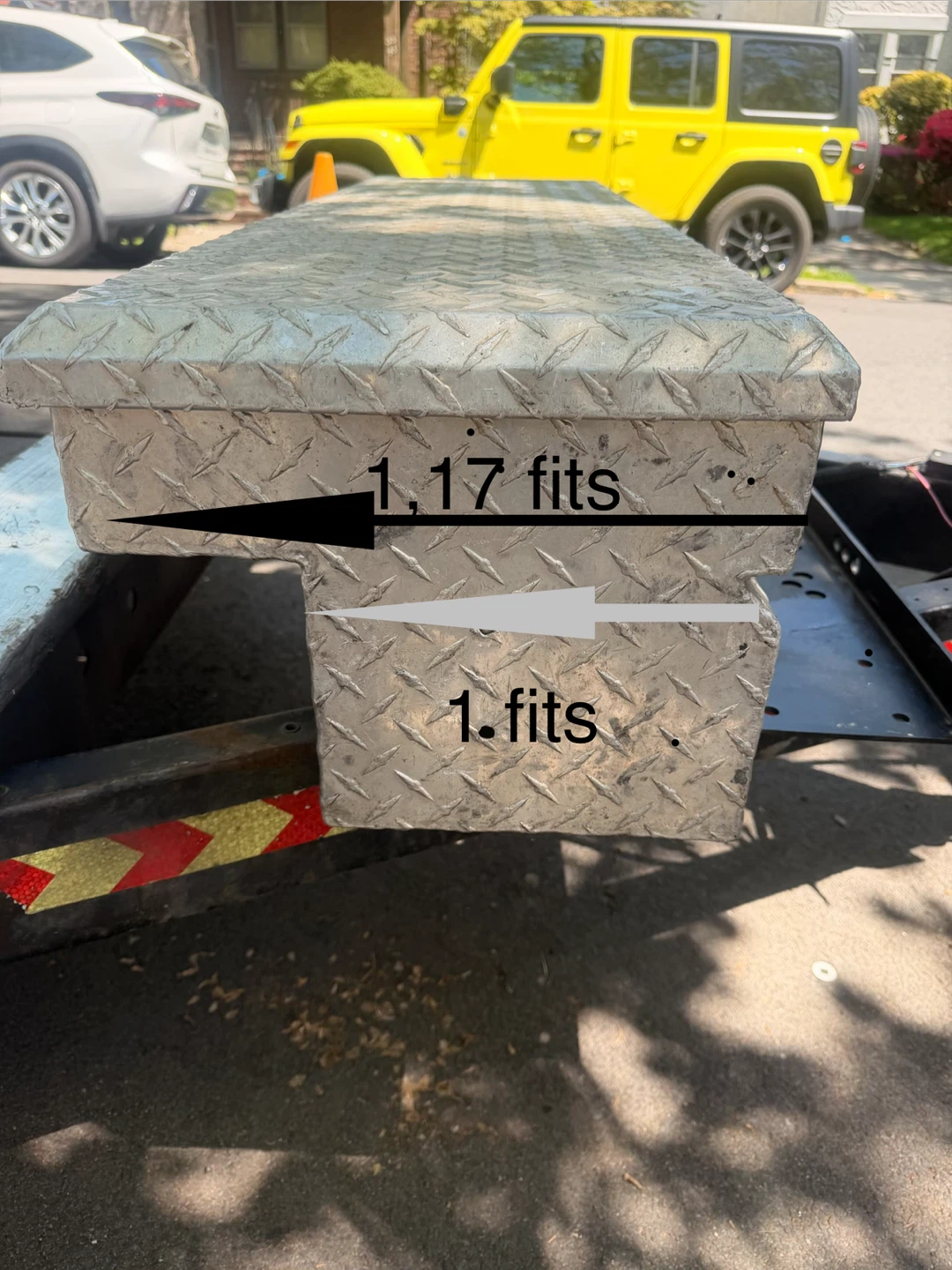 Diamond Plate Aluminum Truck Tool Box 48 Inches