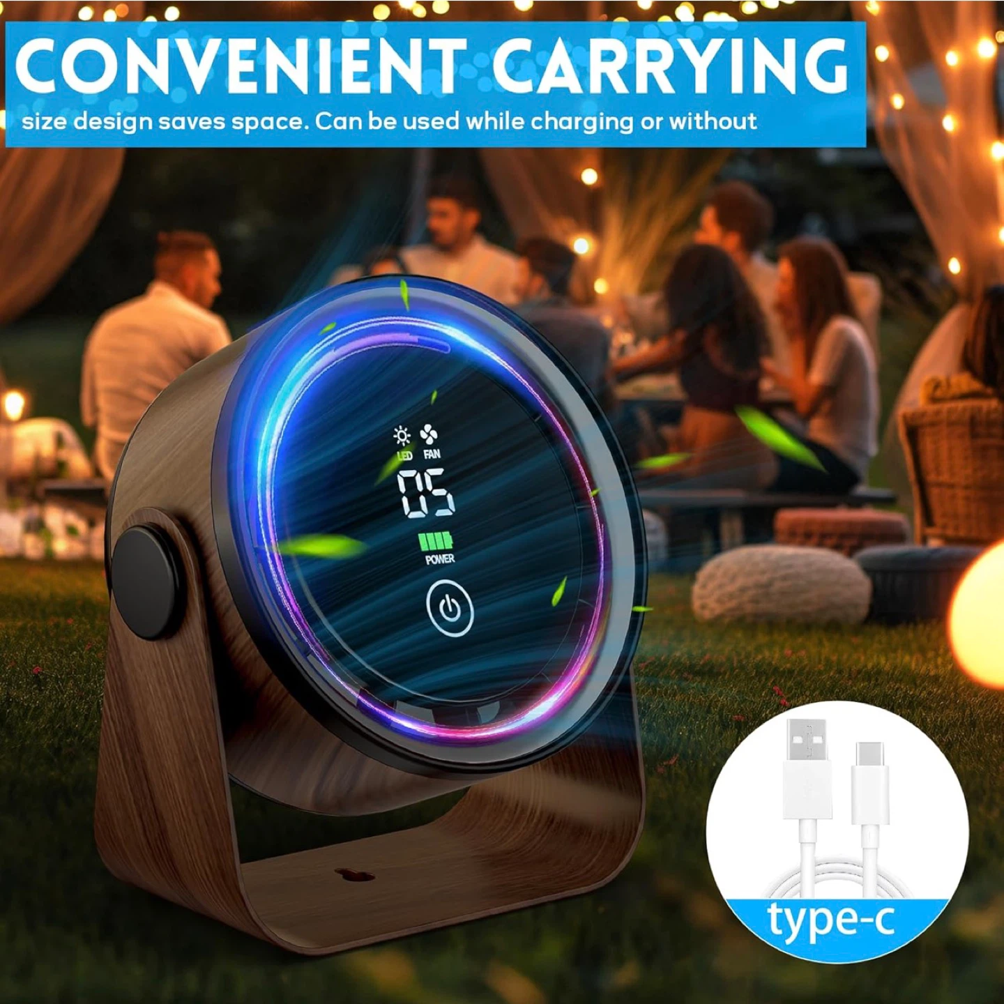 2-in-1 Ambient Light and Fan - photo 5