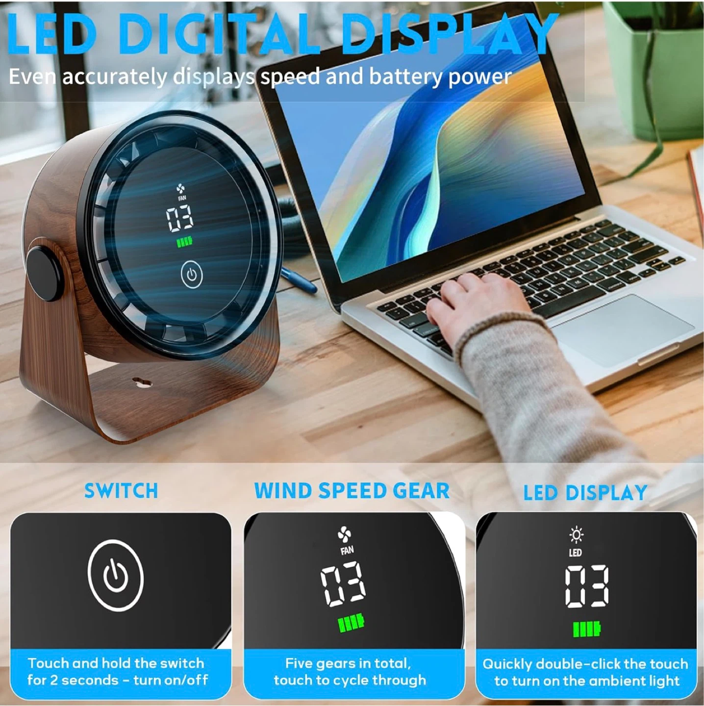 2-in-1 Ambient Light and Fan - photo 2