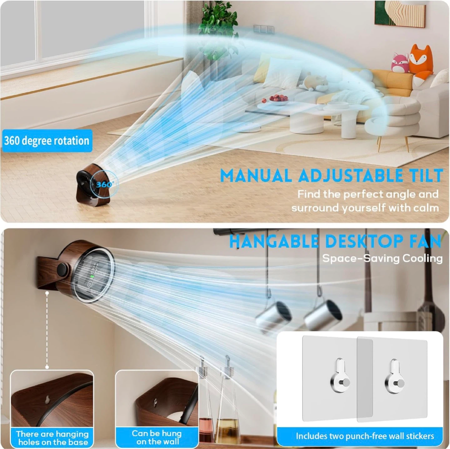 2-in-1 Ambient Light and Fan - photo 3