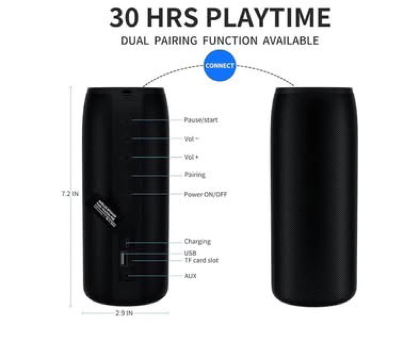 MusiBaby M88 Bluetooth Speaker Portable Wireless Speaker - photo 5