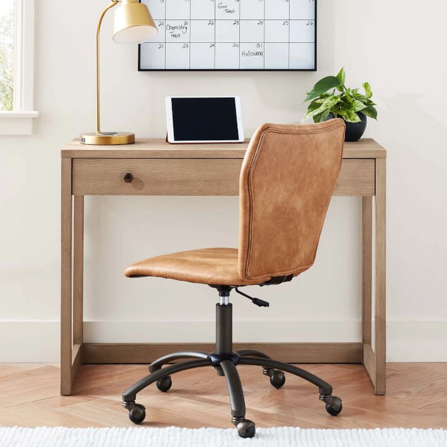 Keaton Writing Desk (40") (Biscotti) - photo 5