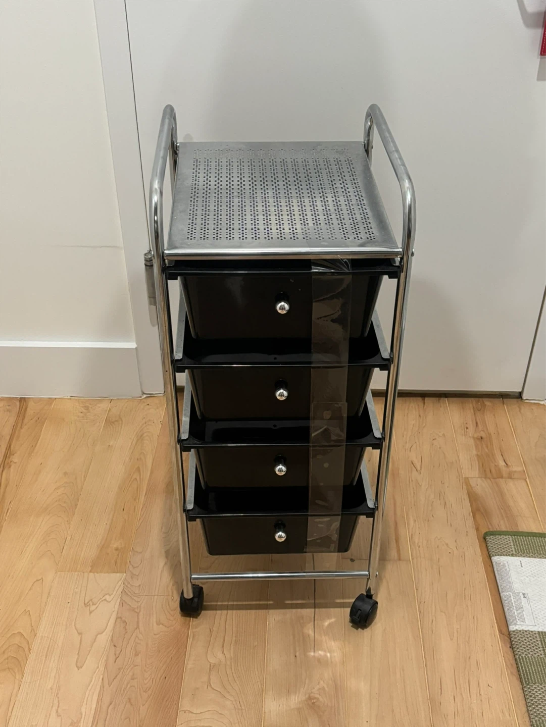4 drawer storage cart